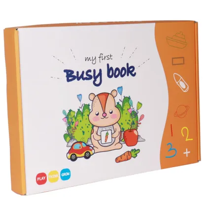 Personalised My First Busy Book Montessori for Preschoolers