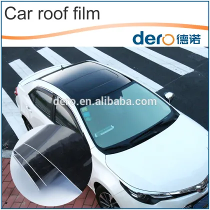 Hot Sale ! Dero Glossy Black Car Sunroof Vinyl Stickers