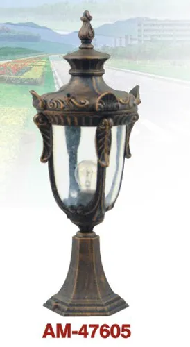 Antique Aluminum Garden Light