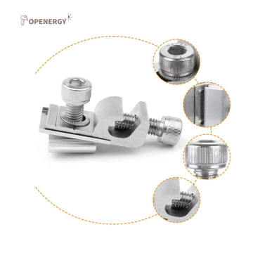 Copper Mounting System Earthing Clamp for Solar Panels