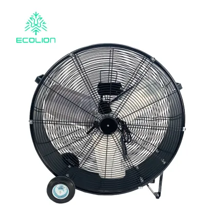 Industrial Pedestal Fan and High Velocity Drum Fan for Gym Cooling