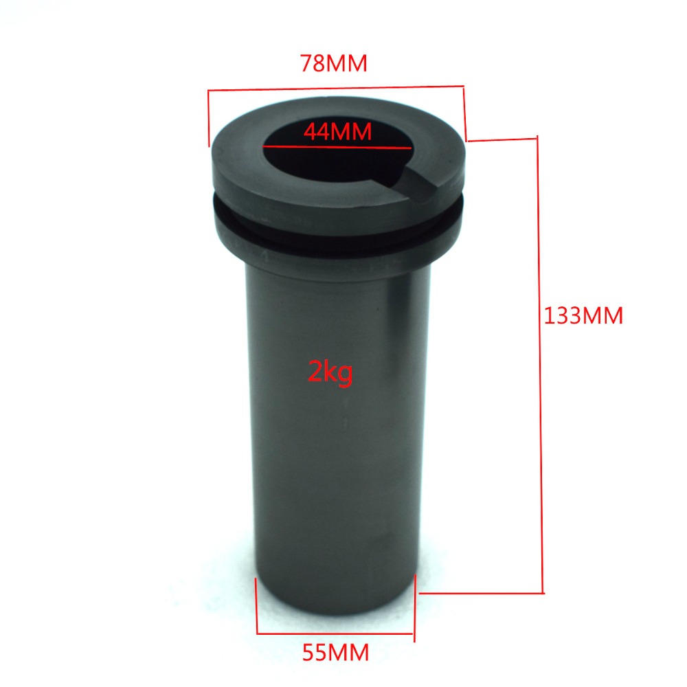 1kg Quartz Melting Crucible Cup With Lid Gold Silver Smelting