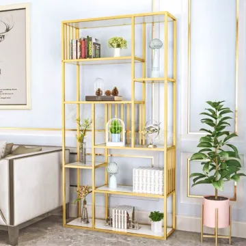 Modern Small Wall Bookshelves and Luxury Library Bookcases for Living Rooms