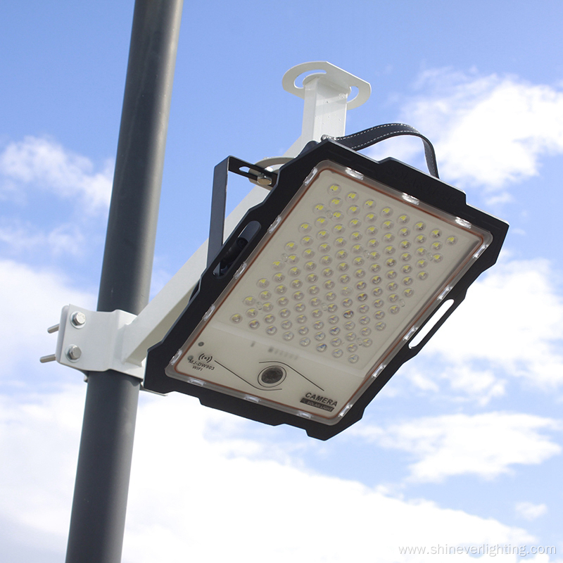 Waterproof Security Camera Monitoring Solar Flood Light
