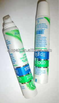 Plastic slant lip gloss tube