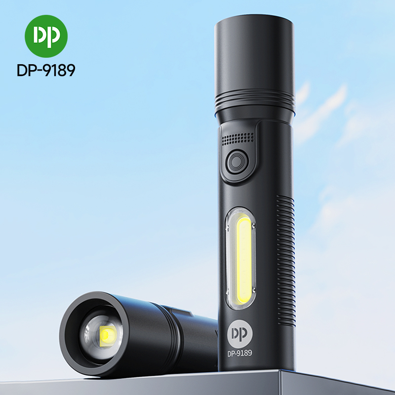 2-in-1 Mini Rechargeable Flashlight COB Type-C