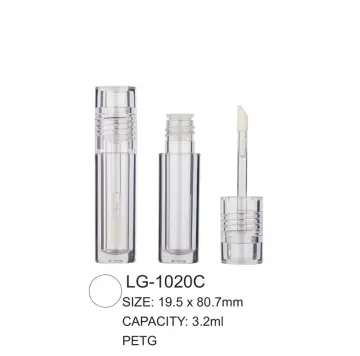 Wholesale Round Plastic Lipgloss Tube Packaging Container