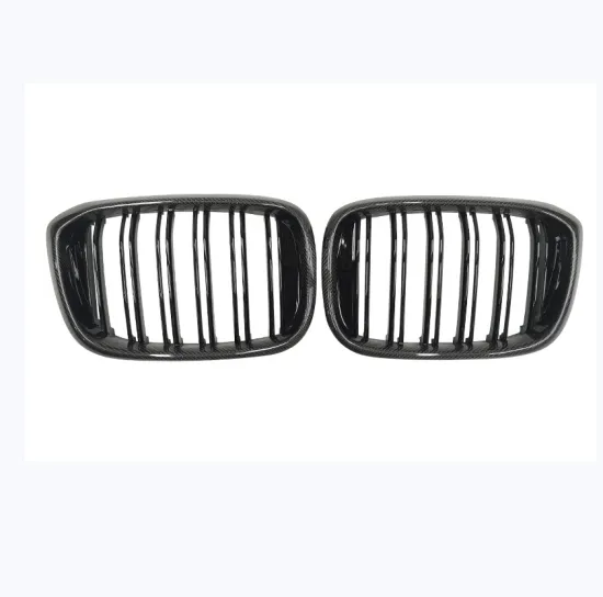 BMW X3/X4G02 Carbon Fiber Grille Modification: Single & Double Line Models - Genuine Carbon Front Grille