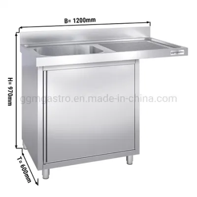 Dishwasher Cabinet 1200X600mm - 1 Basin on The Left