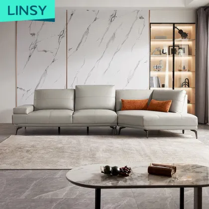 Linsy Italian Leather Sofa: Luxury Brown Sofa on Sale