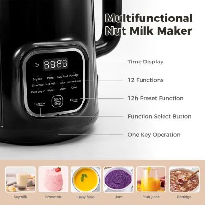 Peanut Milk and Nut Milk Making Machine: High Speed Blender for Nutrition