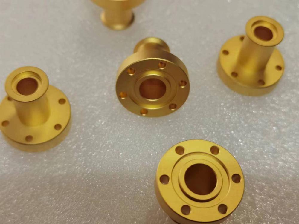 Customized Mo-Cu alloy purple-Cu alloy gold-plated parts