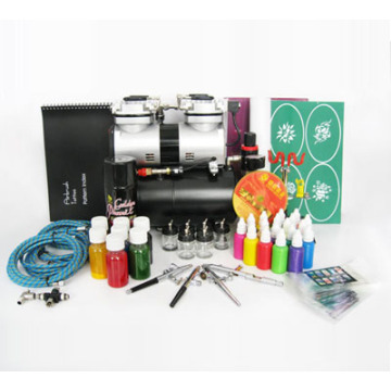 Temporary Airbrush Tattoo and Nail Art Kit