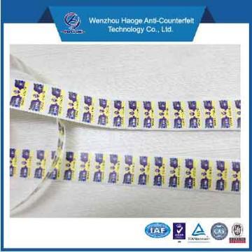 UV invisível impressão varejo etiquetas de segurança