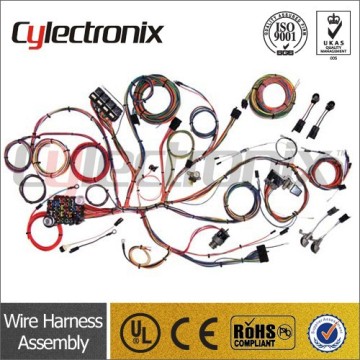 Automobile wiring harness and cable assembly