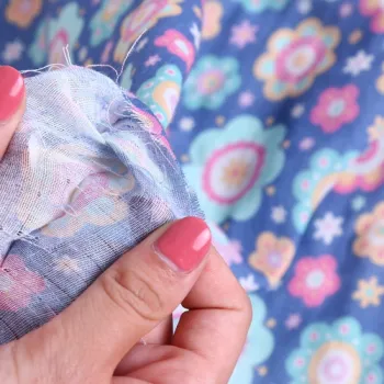 100% Cotton Digital Printed Double Layer Unbleached Muslin Gauze Fabric Rolls for Garments