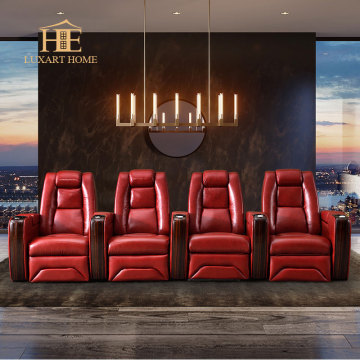 High-End Custom Electric Function Recliner Viewing Sofa for Home Theater Villa