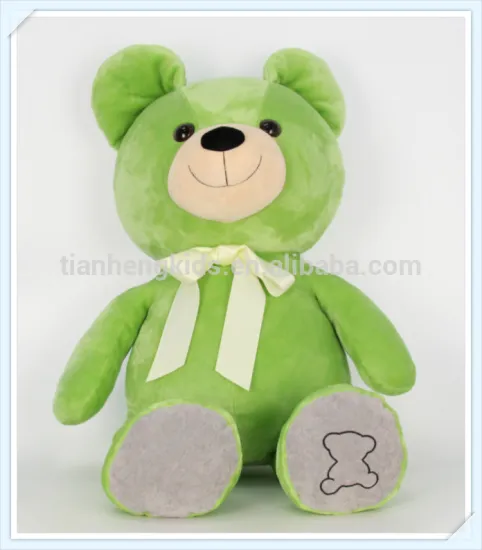Handmade Plush Shadow Bear 100cm - Yellow Green