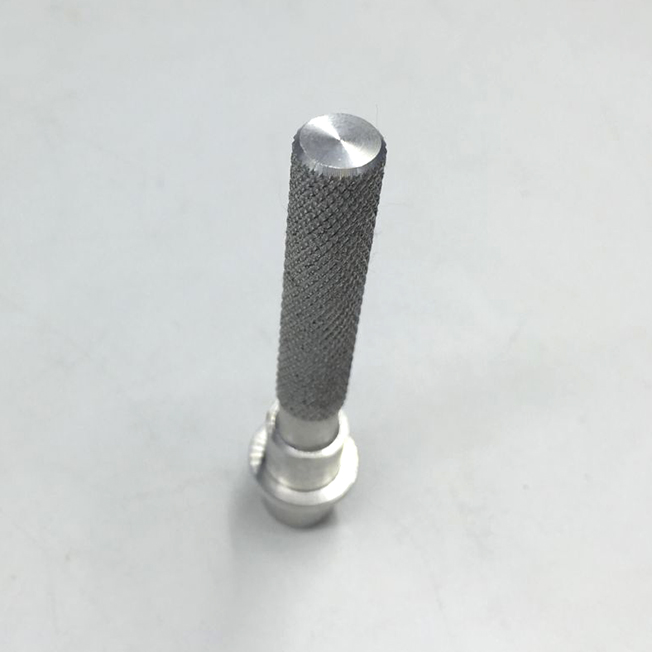 machining knurled aluminum