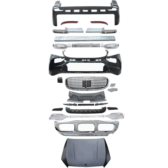 Mercedes-Benz V-Class VITO W447 Body Kit: Front and Rear Bumper Assembly with Grille Hood Upgrade to Maybach Style