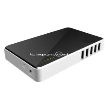 11000mAh portable charger, five USB output