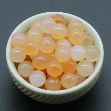 Orangle Agate 8MM Stone Balls Home Decoration Round Crystal Beads