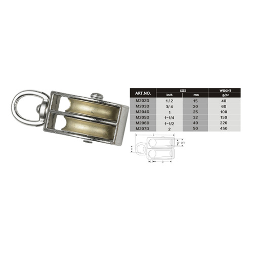 Metal Bracket Nylon Pulley