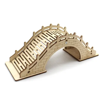 DIY Wooden Science Teaching Aids: Construct Your Own Arch Bridge Model for Physics & STEM Experiments