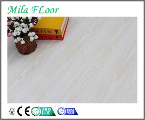 White Oak Laminate Wooden Flooring Plank for Indoor