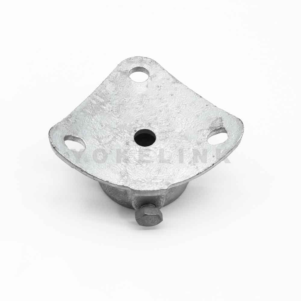 পোল লাইন হার্ডওয়্যারের জন্য গ্যালভানাইজড স্টিল ফুটপাথ গাই ফিটিং