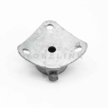 Galvanized Steel Sidewalk Guy Fitting for Pole Line Hardware