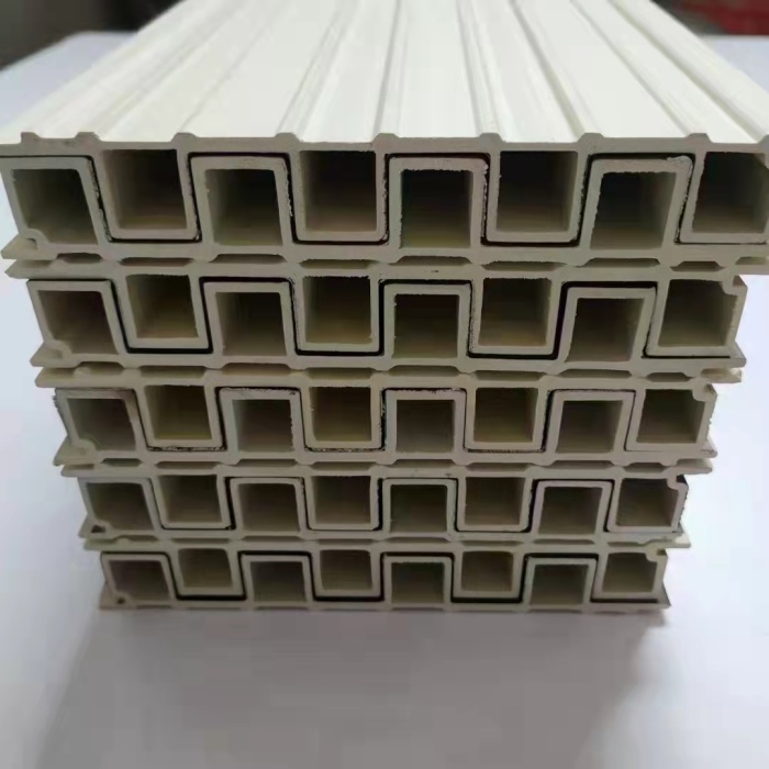 Bảng điều khiển tường WPC Fluting Tường giảm công nghệ Chứng nhận an toàn chữa cháy B1 Kháng ngọn lửa B1