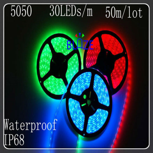 SMD5050 150 LEDs/roll,RGB,IP68,Cheap LED strip light,