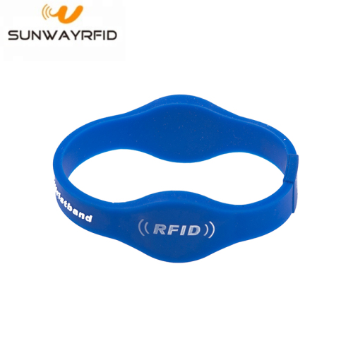 Bracelets en silicone RFID à puce double TK4100 UHF H3