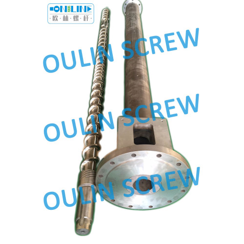 90mm Bimetal Film Blowing Machine Screw Barrel for LLDPE with LDPE