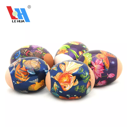 Custom pvc easter egg shrink wrap packaging label