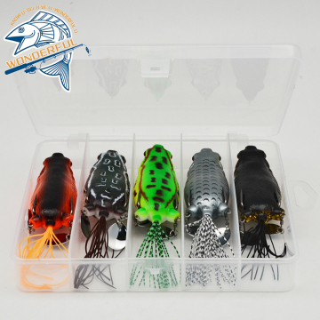 9.5cm 25g Multi-Color Popper Lures Kit for Fishing