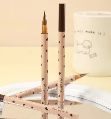 Ultra-fine Waterproof Brown Quick Dry Liquid Eyeliner Pen