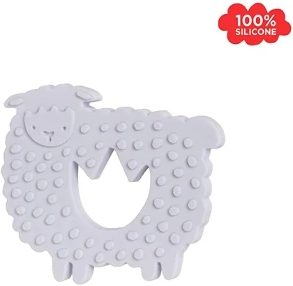 Silicone Natural Eco Baby Teething Toy Lamb Teether
