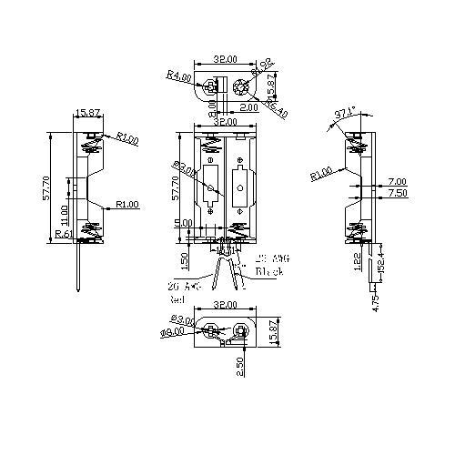 Battery Holders 2 pieces AA battery holders Supplier