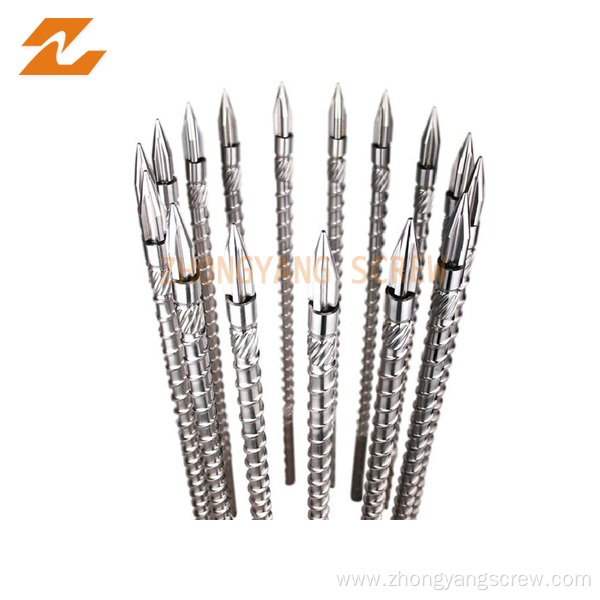 PE PP PET blow molding injection screw barrel parts