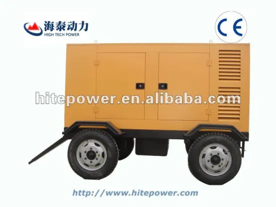 150kw gas generator with Mobile type traile