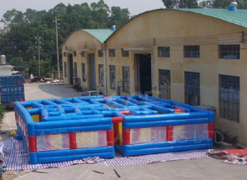 Commercial grade Inflatable Maze Sports Game for sale