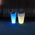 Outdoor Decoration Garden Light Up Led Flower Pots