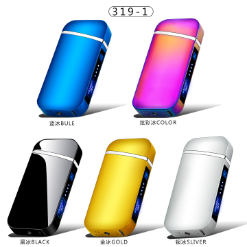 Professional Factory Multicolor Rechargeable Lighters with Power Indicator for Candles and Cigarettes