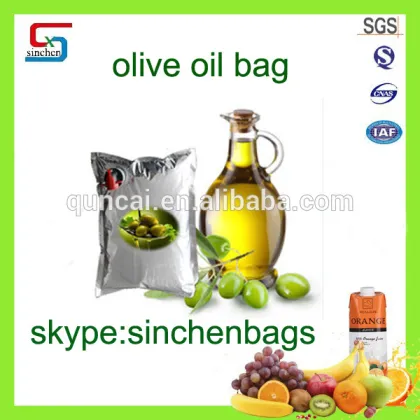 Food grade high quality plastic edible oil bags