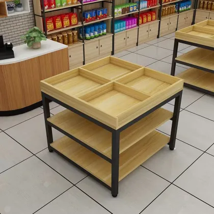 Custom Wooden Display Stand for MINISO Rack