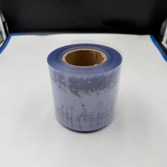 Transparent PVC sheet medicine blister packaging