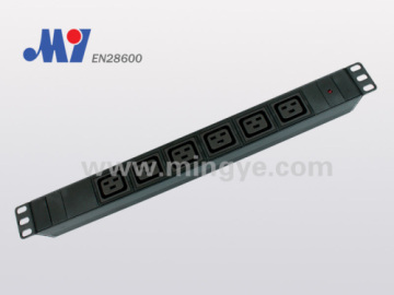 C19,19″,1u Standard Iec Pdu 