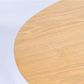 Modern Round Wooden Coffee Table for Living Room